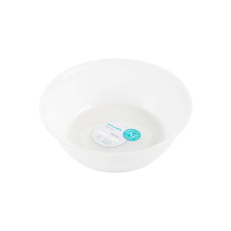 茶花银离子抗菌加厚脸盆塑料脚盆洗PP新生婴儿童脸盆 洗菜盆 【抗菌款 小号】方盆