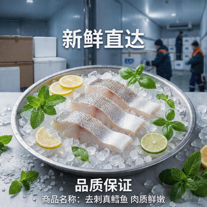 去刺真鳕鱼   肉质鲜嫩 无刺真鳕鱼 简装 220g 2袋