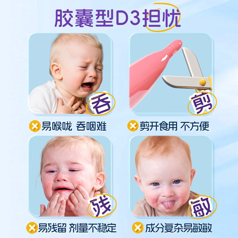 Ddrops滴卓思成人维生素d3k2 MCT油三合一阳光滴瓶男女适用复合促钙vd 【1岁-18岁】儿童D3滴剂 2.8ml*2瓶