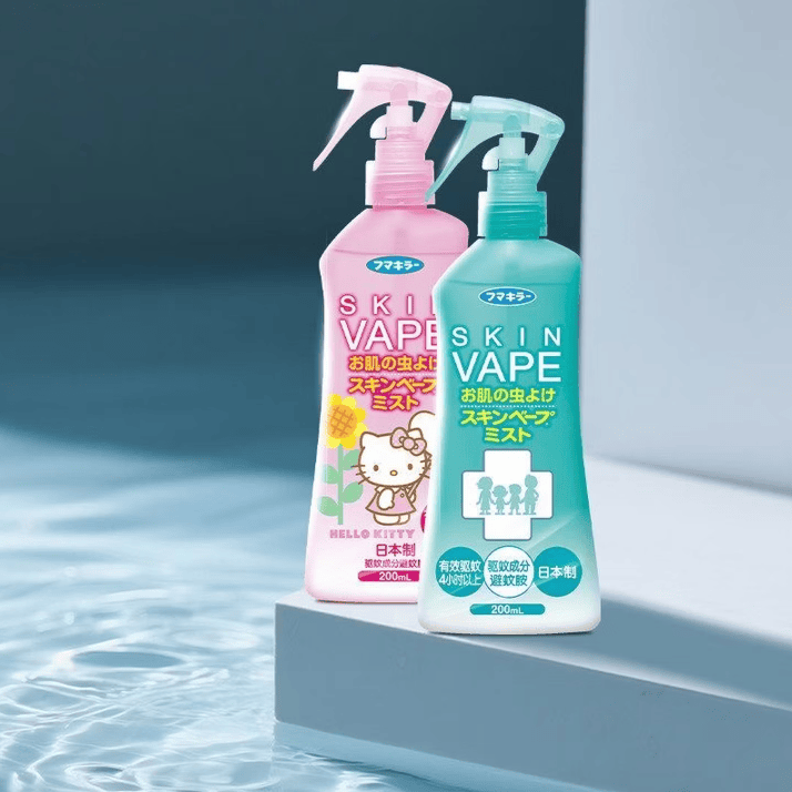 未来（VAPE）进口母婴驱蚊喷雾花露水儿童安全可用家户外蚊虫防护便携长效防蚊 柑橘味+蜜桃味+天使金600ml各一瓶