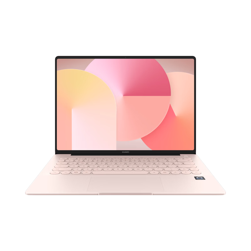 华为MateBook 14 鸿蒙版笔记本电脑 国家补贴 2.8K OLED触控屏 鸿蒙AI 24GB 512GB樱粉金 圆键盘