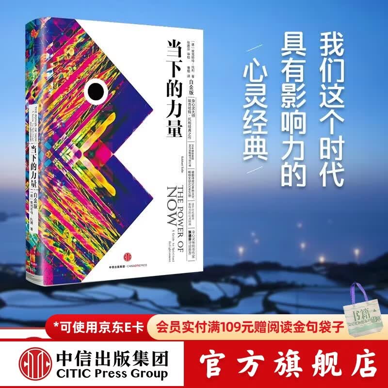 【官方旗舰店】当下的力量（白金版）埃克哈特·托利经典之作 励志与成功 告诉我们如何把日常生活中受的苦减到最少 如何活得更好 过得更开心 中信出版社正版图书 张德芬导读推荐 包邮