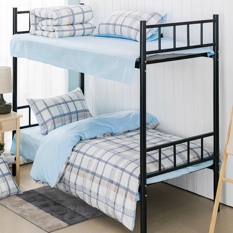 哈他家纺 大学生宿舍三件套 单位员工寝室上下铺0.9米床 1.