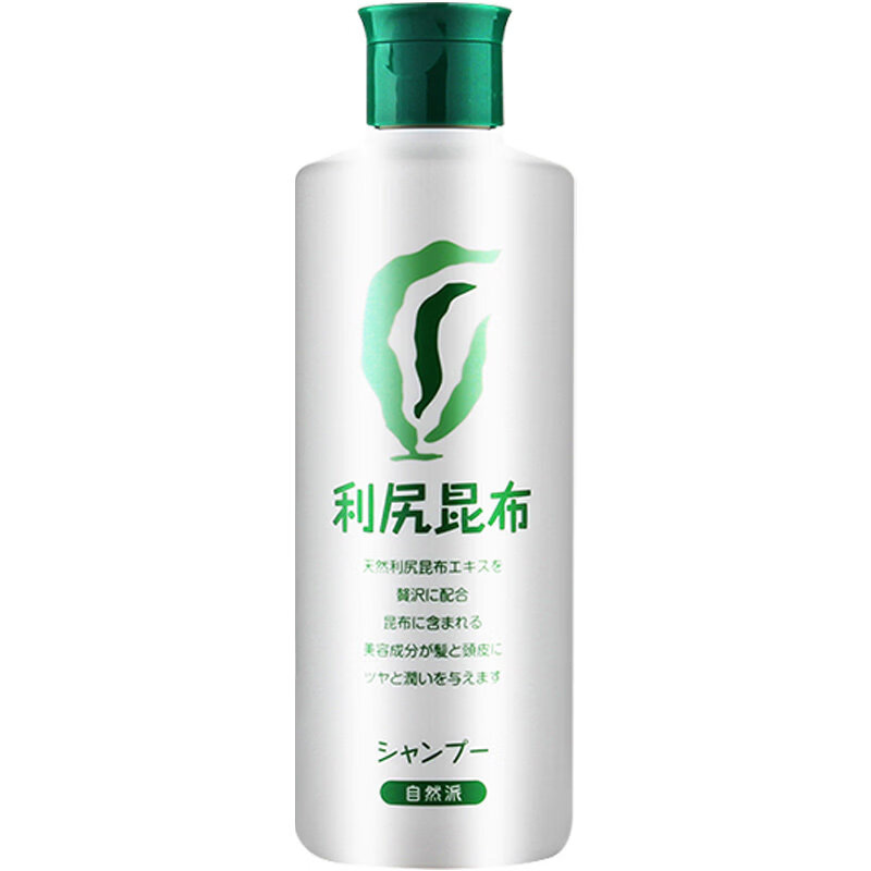 利尻昆布日本进口去油洗发水300ml修复受损发质纯天然植物无添加清透头皮 300ml植物去油洗发水