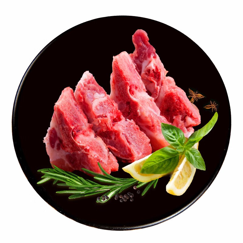 普甜·黑真珠普甜黑真珠 生鲜黑猪肉  脊骨块 400g 猪龙骨猪汤骨猪骨