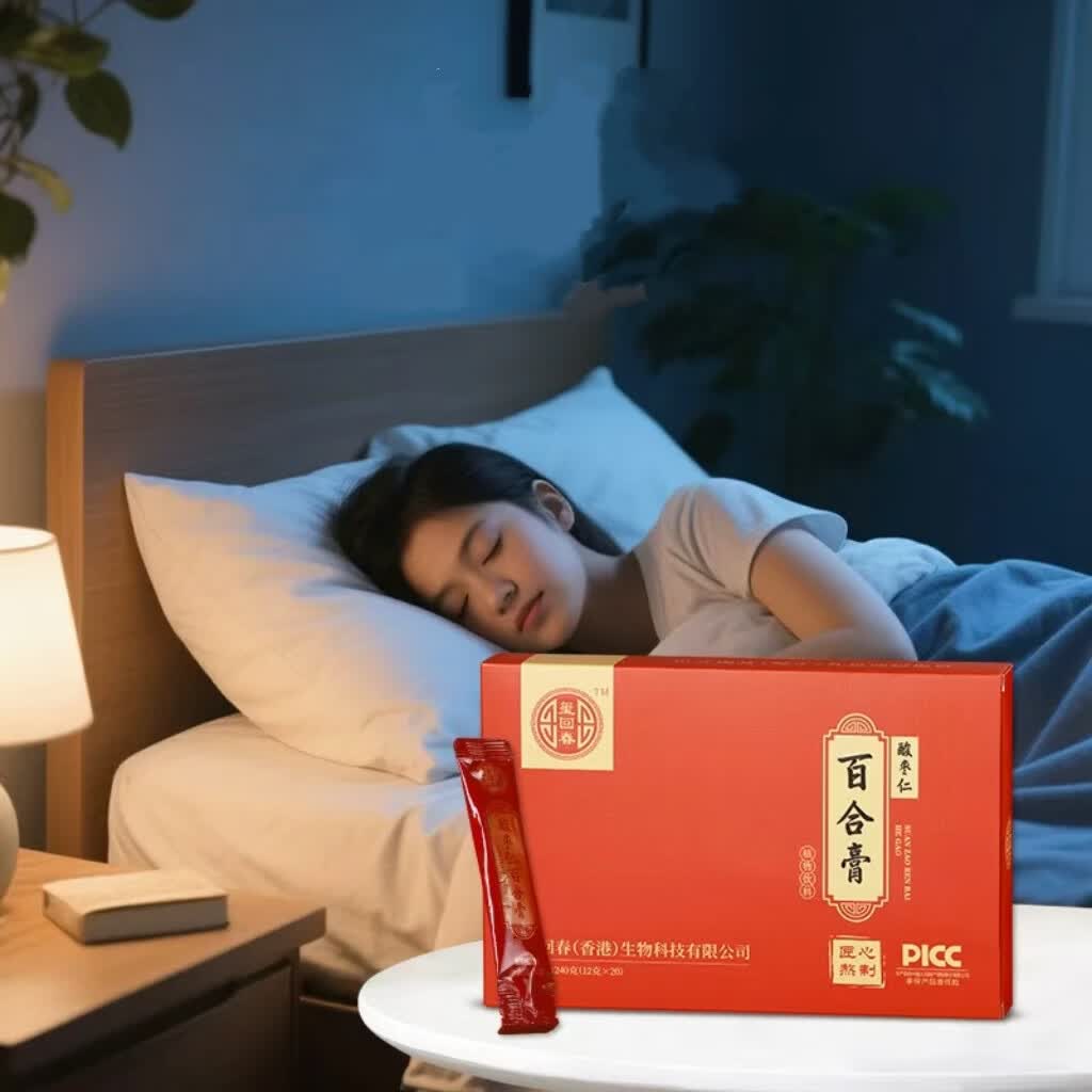 玺回春 熬夜养生酸枣仁百合膏 桑葚 灵芝 茯苓草本熬制营养膏 山楂茯苓膏 240g*1盒 营养好味