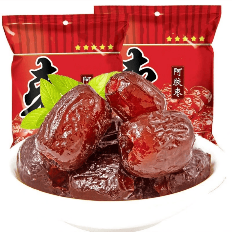 阿胶枣蜜枣独立小包装红枣金丝软枣正品喜糖蜜饯年货 【拍二发三】阿胶枣1包
