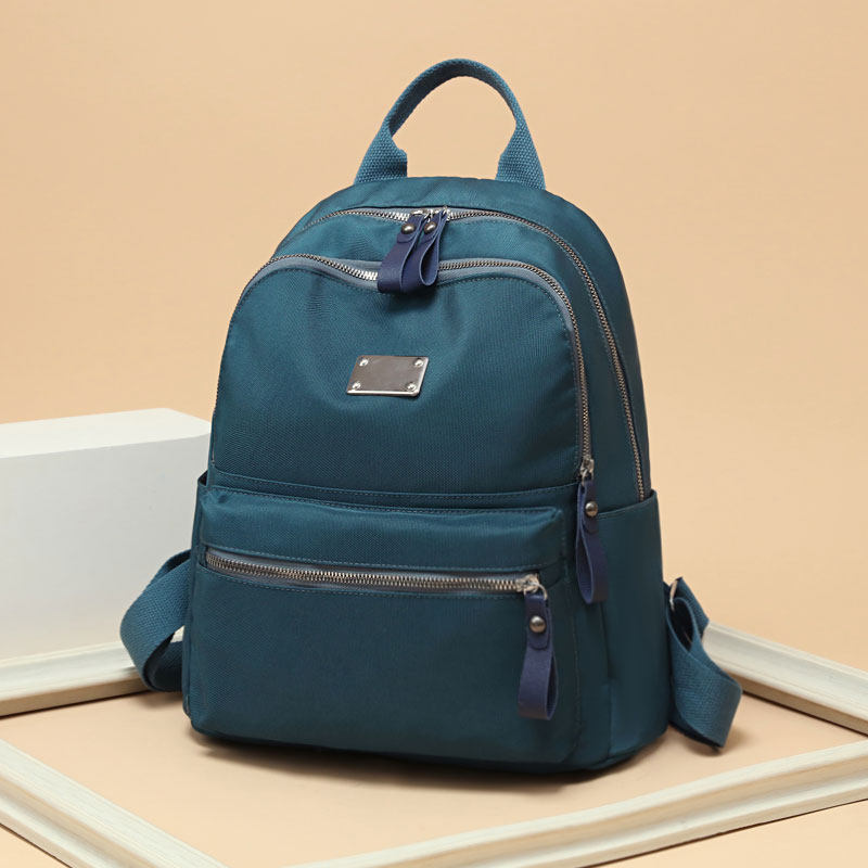 GYKZ日本进口双肩包女2026新款潮时尚百搭大容量旅行背包牛津布女士包 红色