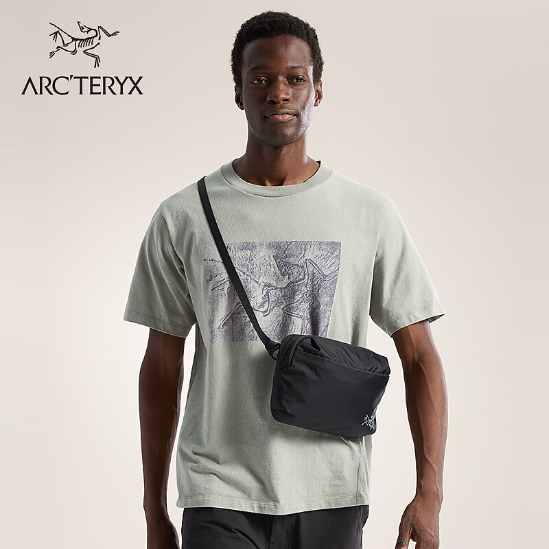 ARC'TERYX始祖鸟 HELIAD CROSSBODY 便携 男女同款 腰包 BLACK/黑色 均码
