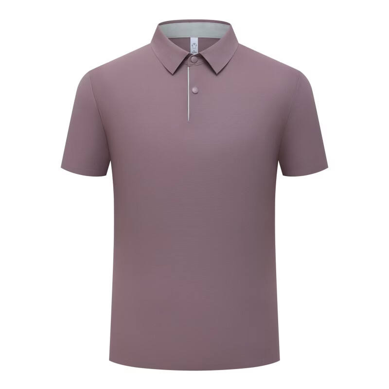 ROYAL PALM POLO SPORTS CLUB男士夏季冰丝高弹商务短袖POLO衫薄款体恤衫 冰川蓝 S