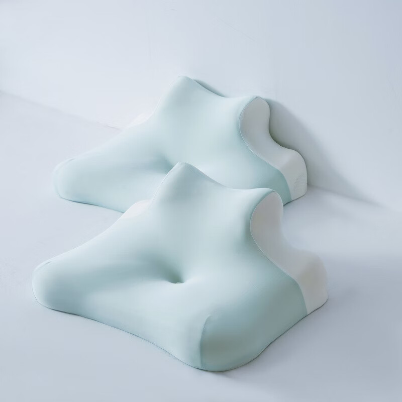 记忆棉多功能枕芯床上趴睡枕可仰卧俯卧玩手机护颈椎枕头记忆枕头 高品质趴睡枕豆绿（热购款）