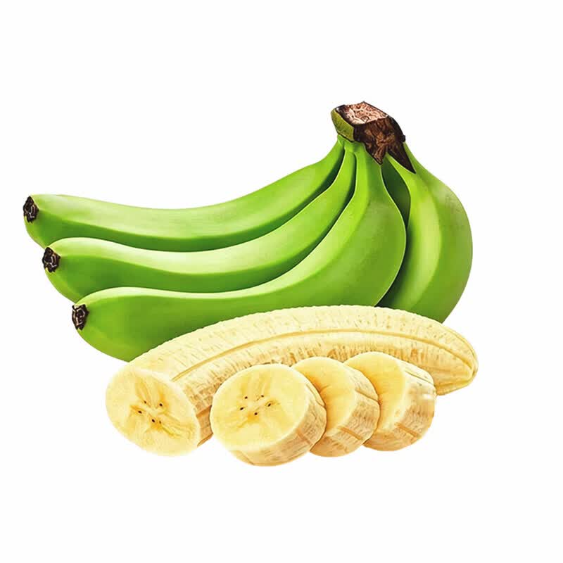 东鲜丰云南青香蕉新鲜高山香蕉水果国产香蕉 净重4.5斤【人工挑选】