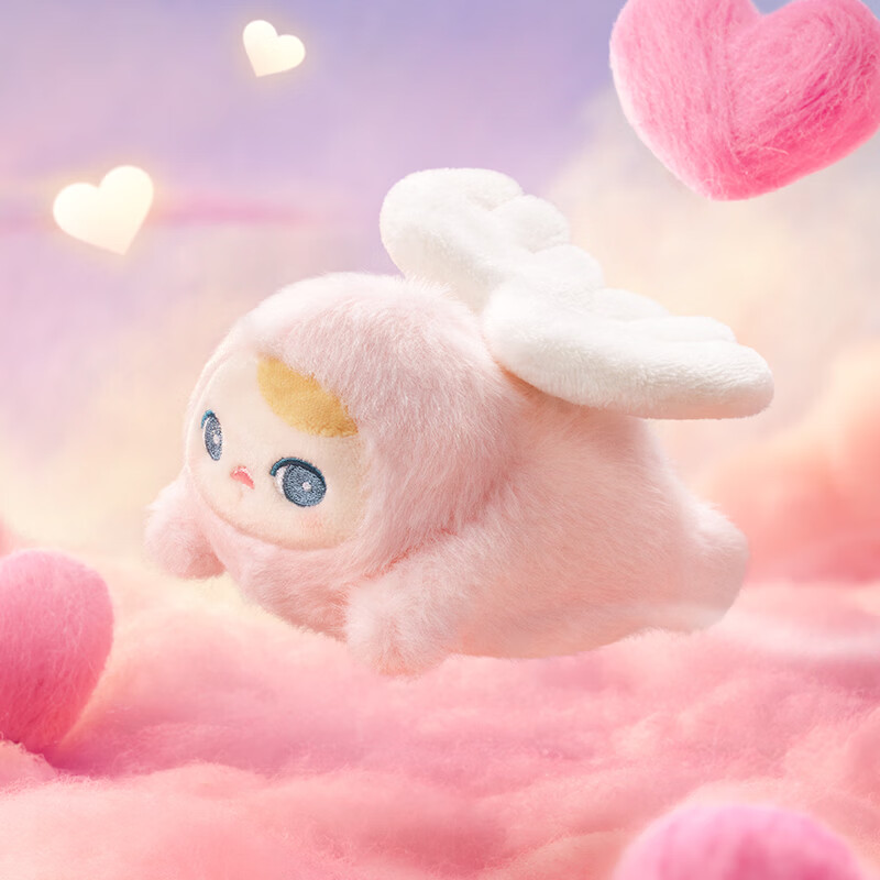 POP MART泡泡玛特 PUCKY 精灵飞行系列 - 毛绒挂件毕奇盲盒潮玩玩具礼物 整盒6个 不支持七天无理由退换