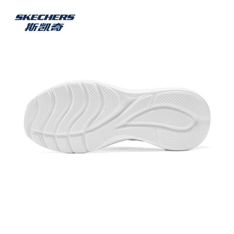 斯凯奇（Skechers）春夏新品女款休闲运动鞋轻便透气舒适耐磨百搭纯色鞋子 自然色/NAT 37