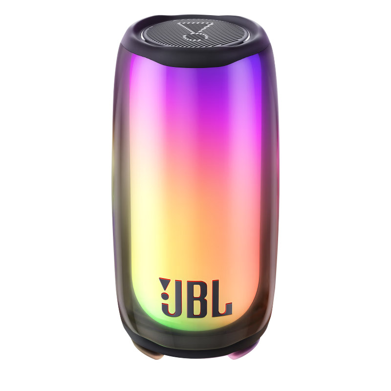 JBL PULSE5 音乐脉动五代 便携式蓝牙音箱 全屏炫彩小音箱 低音炮 桌面音响 防水防尘 黑色100037767219