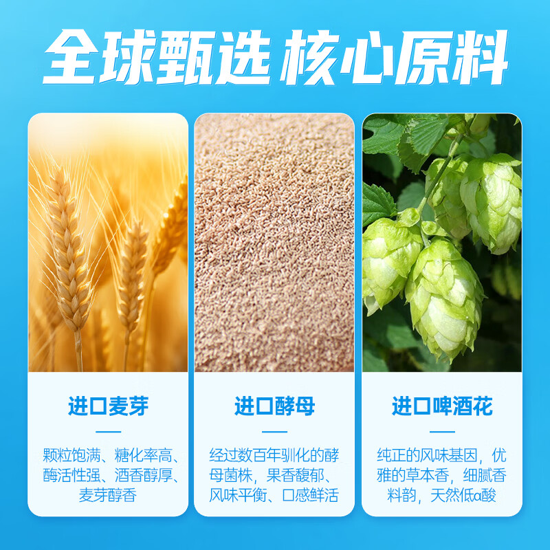 窈仙精酿啤酒(14天内生产鲜啤)原浆黄啤500ml*12 原麦汁浓度10.5°P 窈仙全麦精酿黄啤 500mL 12罐 整箱装