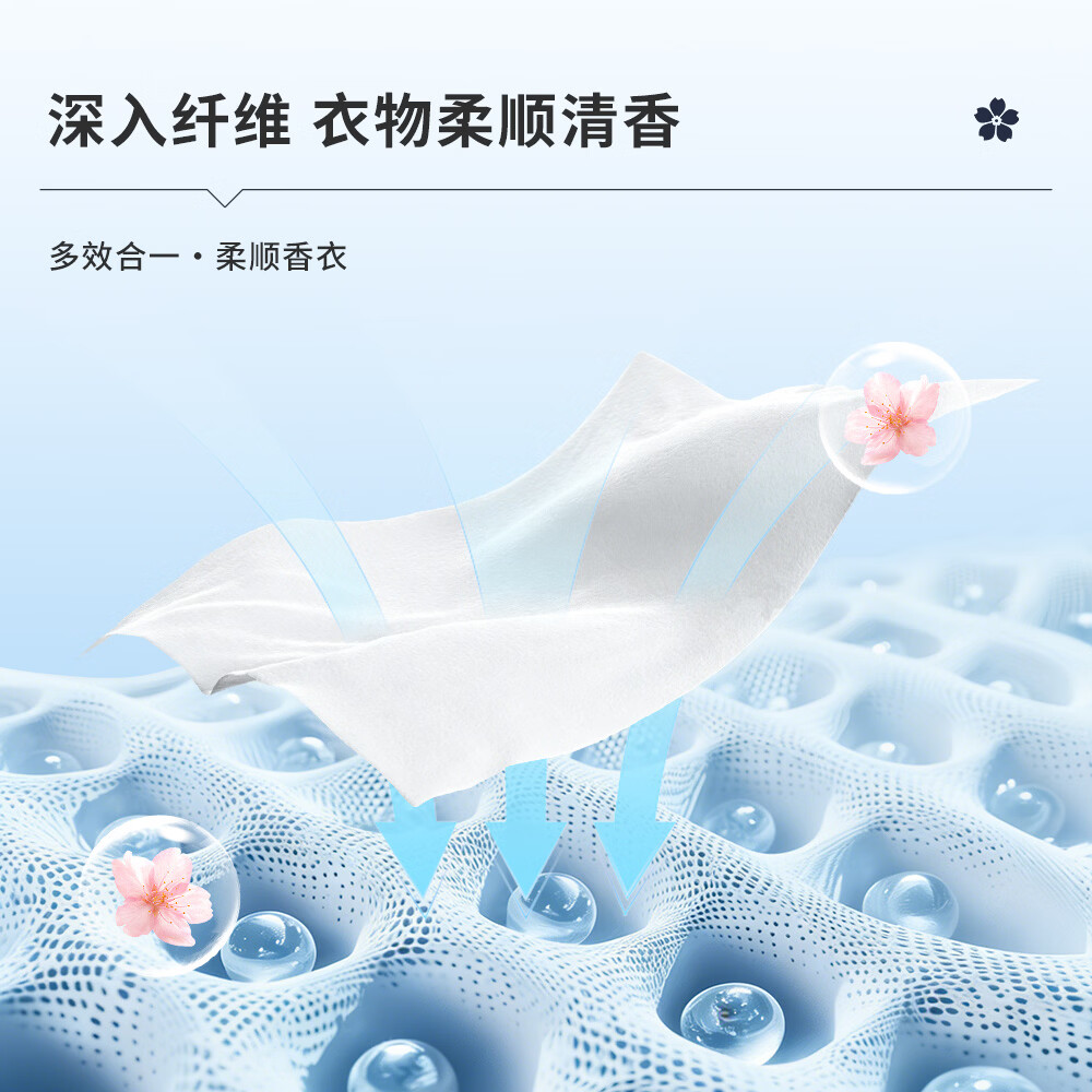 黑恋白烘干机香衣片柔顺防静电持久留香衣物烘干纸温和除皱柔顺片 烘干机香衣片20片*1盒