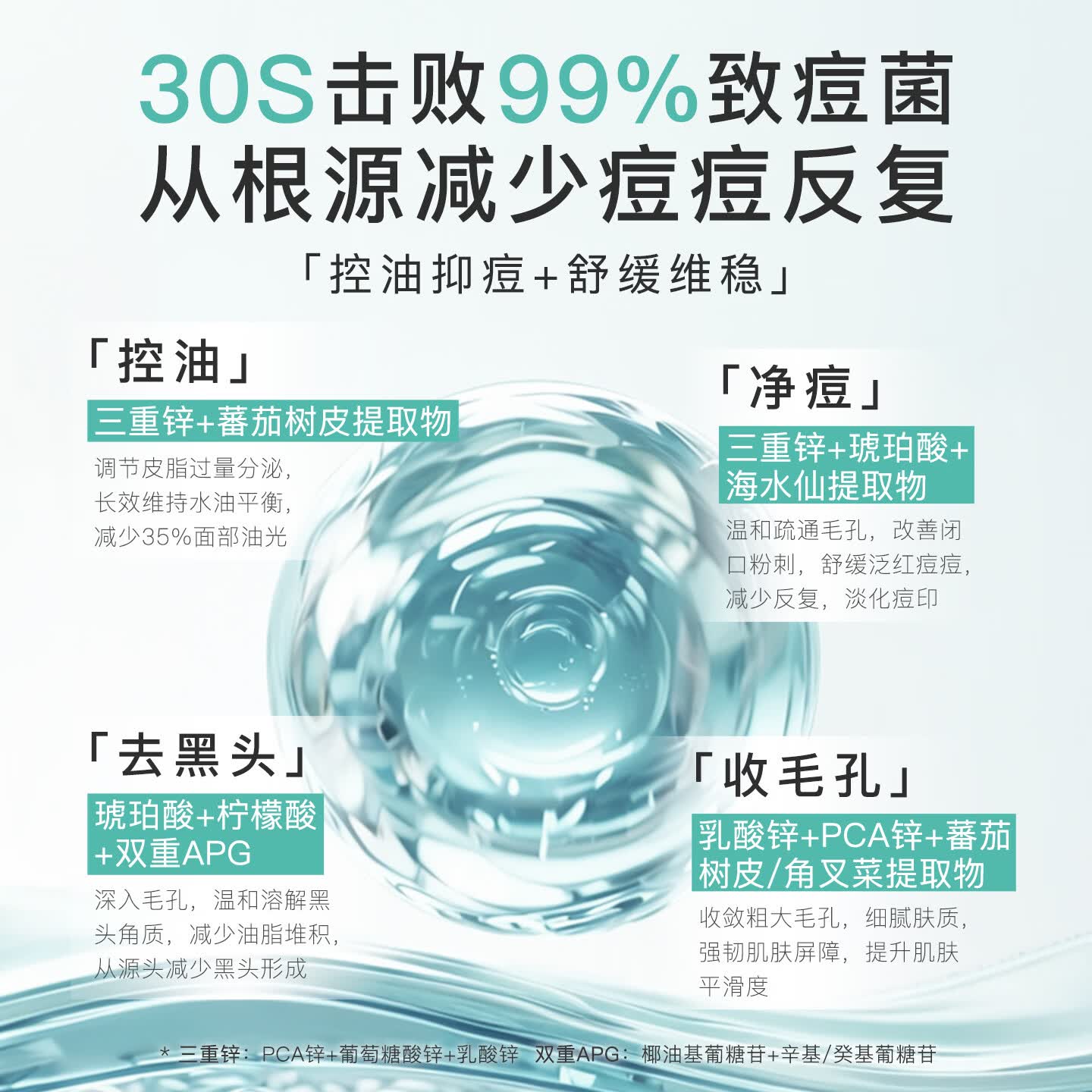 诺士博（NOVEXPERT）诺士博 孕妇祛痘洗面奶 祛痘去黑头控油洗面奶150g