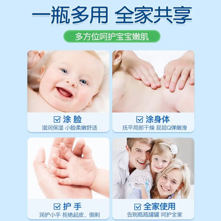 葛佳丝塔芙大白罐身体乳护肤乳润肤乳保湿面霜全身可用孕婴可用不含烟酰胺 大白罐550g*1罐