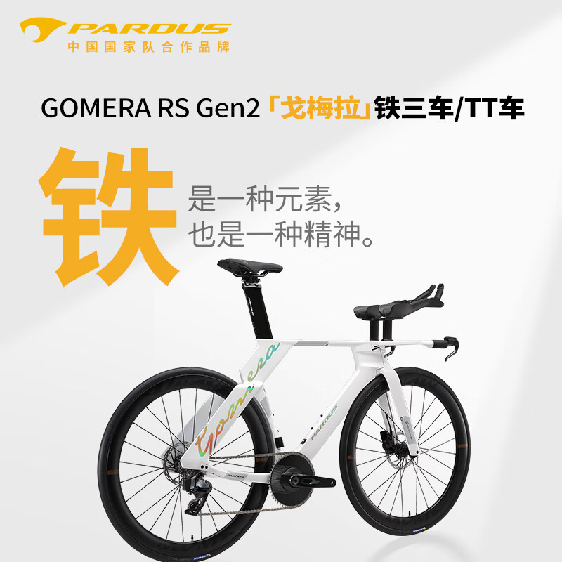 瑞豹（PARDUS）GOMERA戈梅拉RS铁三公路车TT计时竞赛碳纤维车架功率计2026款 戈梅拉RS-RIVAL 1*12（15天内发货） XS