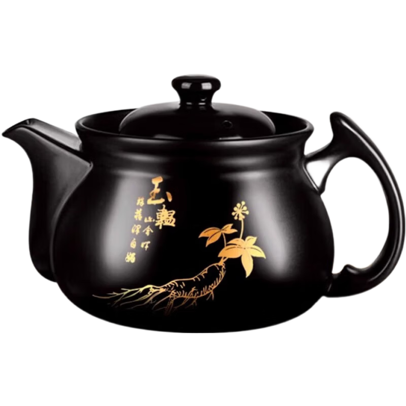 航方分体式煎药壶中药电煎壶煲煮药煲罐陶瓷煎锅熬药砂锅配件中药 壶A单壶 2L