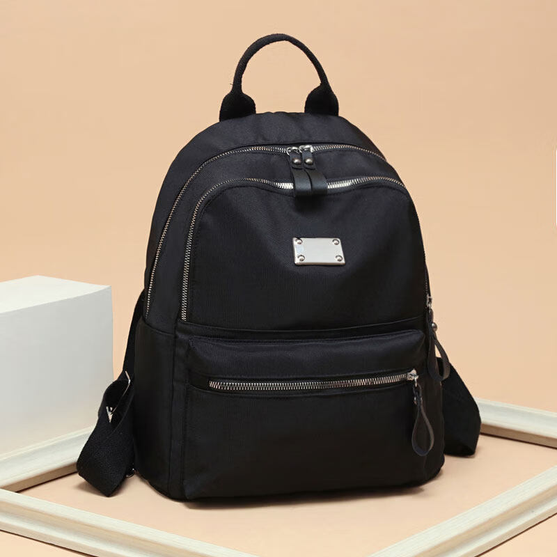 GYKZ日本进口双肩包女2026新款潮时尚百搭大容量旅行背包牛津布女士包 红色