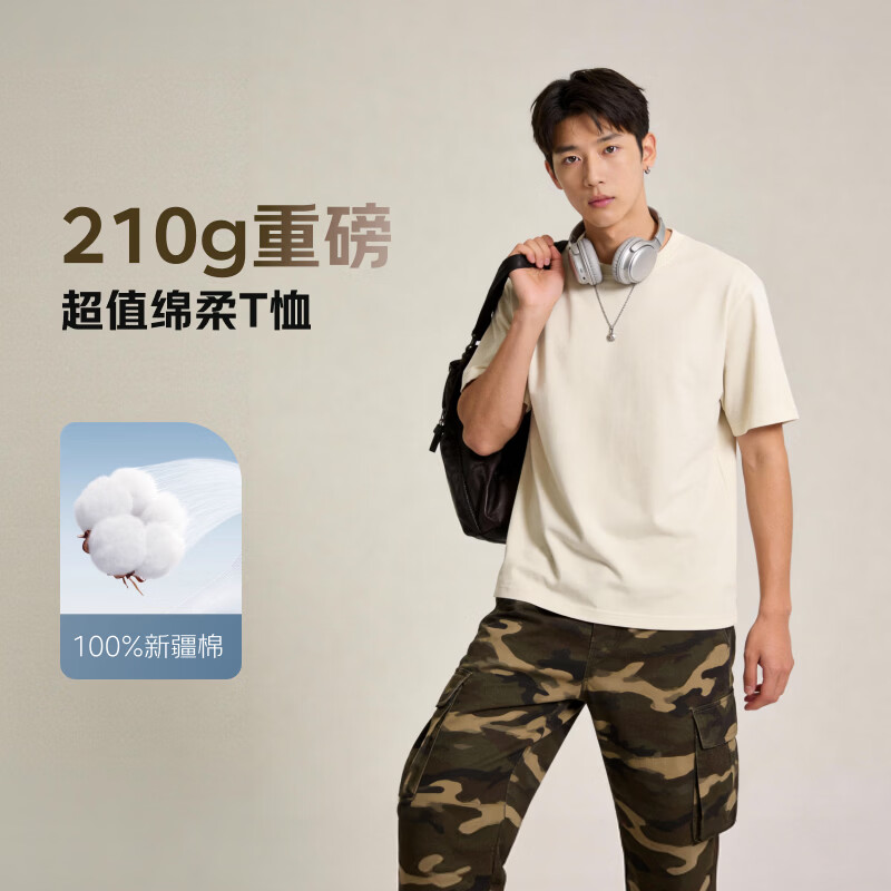 JD FASHION纯棉短袖19元