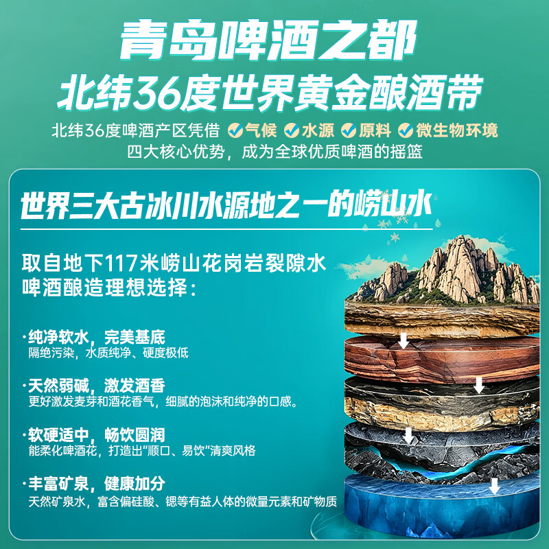 窈仙精酿果啤 NFC青柠原浆鲜啤 青岛特产 28天长周期发酵 低度微醺 原麦汁浓度8°P 500mL 6罐 整箱装 (14天内生产)