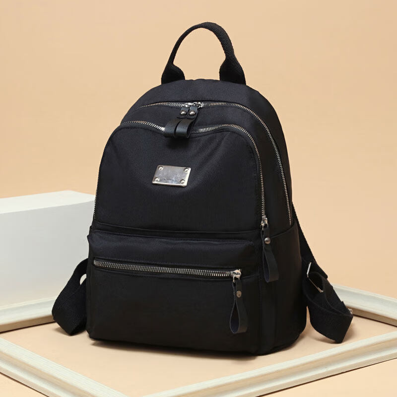 GYKZ日本进口双肩包女2026新款潮时尚百搭大容量旅行背包牛津布女士包 红色