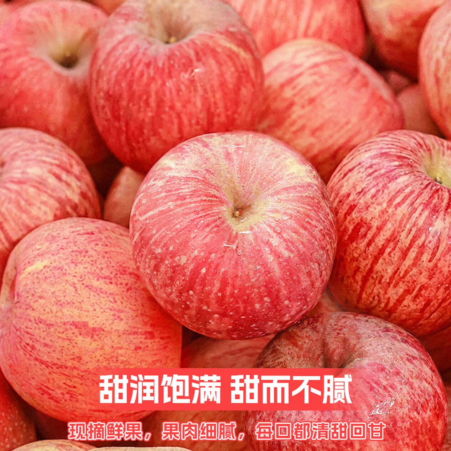 正鲜季（ZHENGXIANJI）烟台红富士苹果烟台苹果整箱当季新鲜水果山东特产脆甜冰糖心 85mm(含)-90mm（不含） 净重3斤