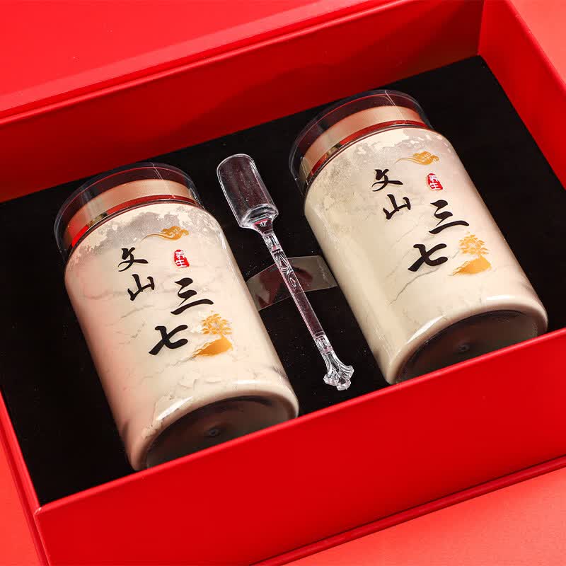 茯济堂（FUJITANG）三七粉300g礼盒中老年养生滋补品调养送长辈礼品 【礼盒装】 300g*1盒