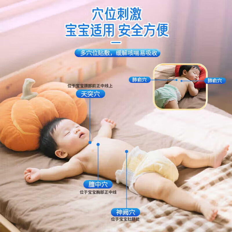 惠青通恰贝舒咳喘贴官方小儿咳喘咳痰夜咳干咳化痰喉咙异物感胸闷气短 5盒装【巩固完善装】买三赠二 重度症状 【官方直售 京质保障】