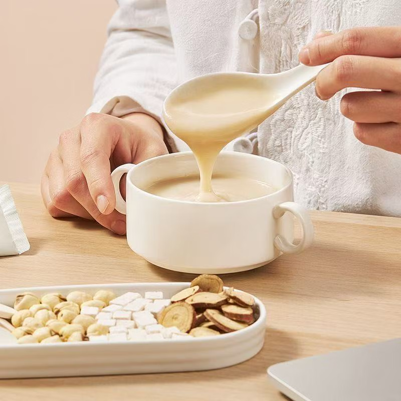 江中食疗江中猴姑米稀原味米糊猴头菇养胃粉早餐老年人营养品礼盒360g 十二天养胃计划 360g*1盒 共12袋 每袋30g