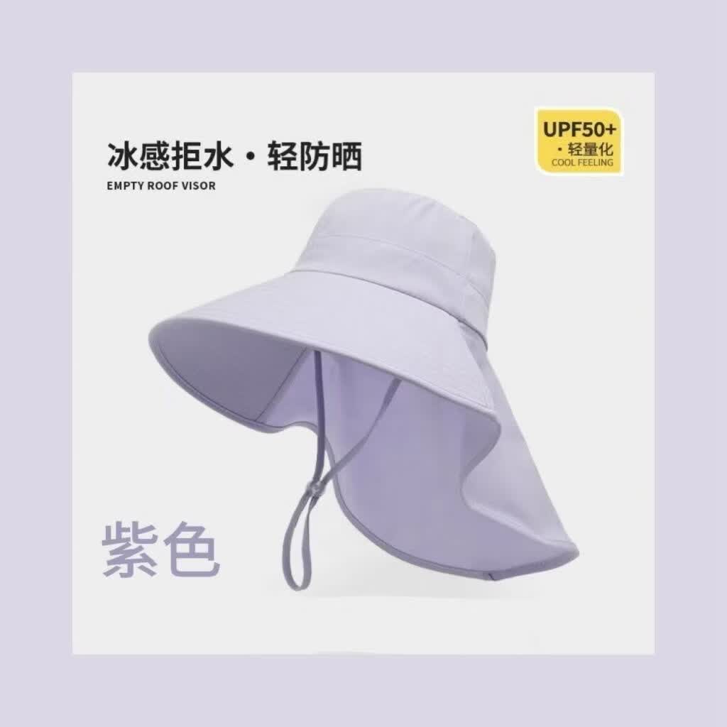 小红书同款新款AA 蝴蝶结款大檐帽-粉色 2026夏季遮阳帽