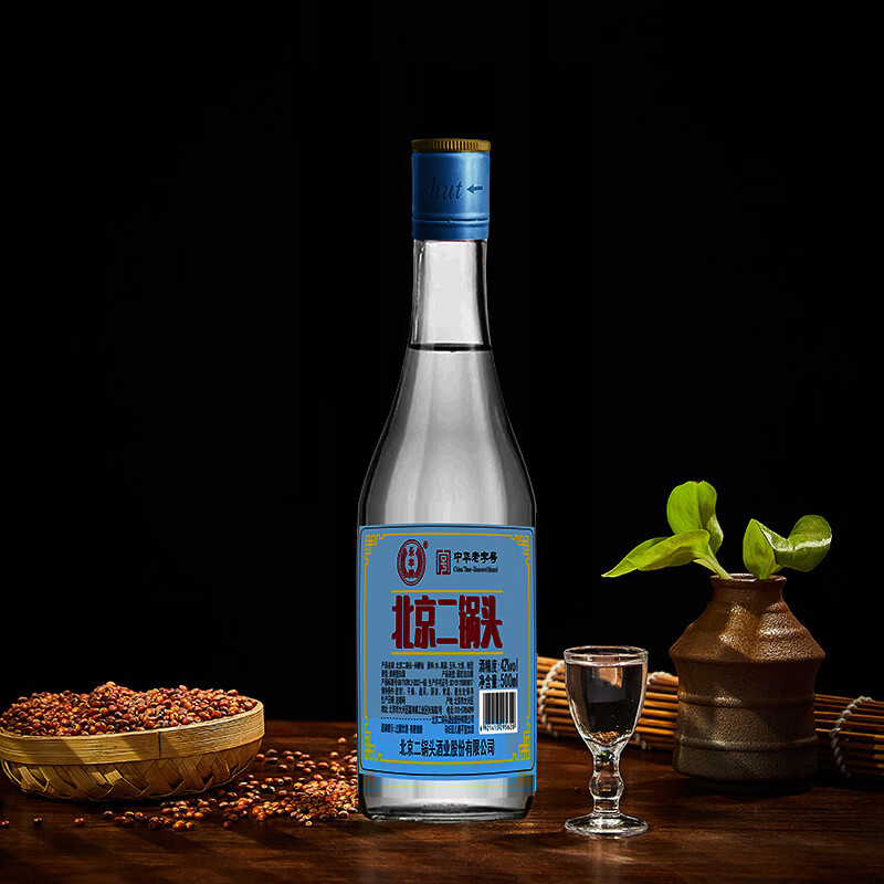 永丰牌北京二锅头清香型白酒 纯粮食酒  自饮送礼白酒整箱装 42度 500mL 12瓶 米醉仙