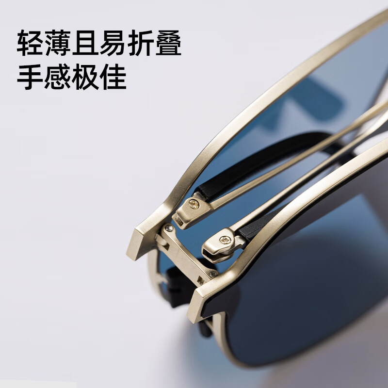 OhSunny折叠墨镜便携防晒眼镜防紫外线时尚偏光开车太阳镜 太妃咖【款式3】