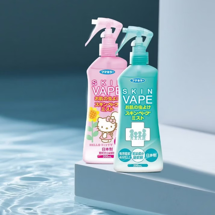 未来（VAPE）进口母婴驱蚊喷雾花露水儿童安全可用家户外蚊虫防护便携长效防蚊 柑橘味+蜜桃味+天使金600ml各一瓶