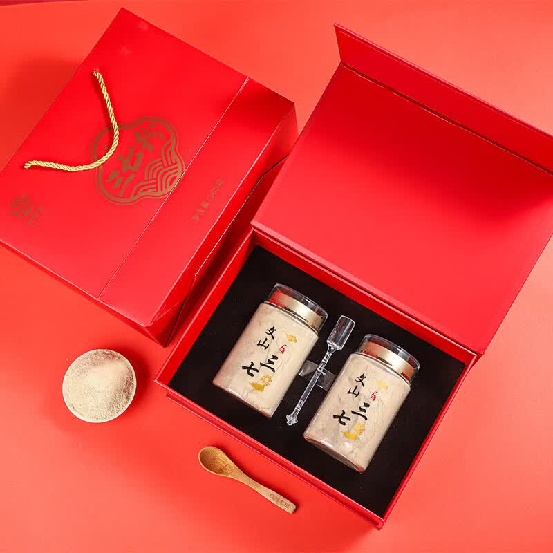茯济堂（FUJITANG）三七粉300g礼盒中老年养生滋补品调养送长辈礼品 【礼盒装】 300g*1盒