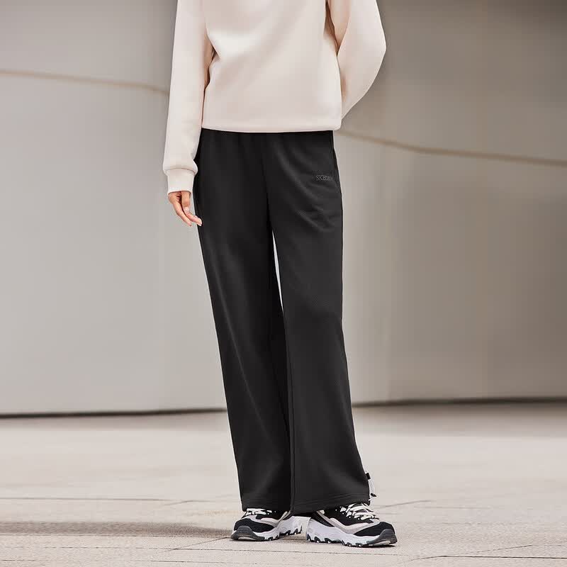 斯凯奇（Skechers）新款女百搭潮流时尚运动休闲针织长裤 L325W095/0018 S