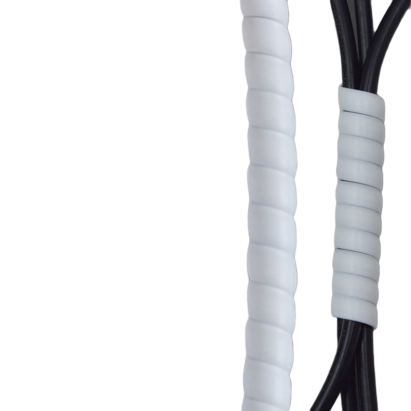 佐佑眾工 12MM理線器束線管電線收納整理包線管電線保護理線管五色可選 白色/2米一根 12mm
