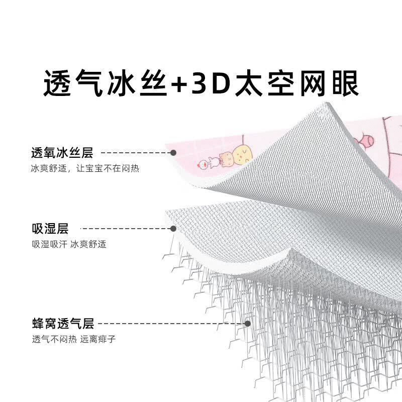 boxbaby婴儿云片枕新生儿宝宝天丝云感枕可水洗吸汗透气四季通用0高度 云枕片-小飞象(0高度)