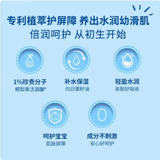 妙思乐儿童洗发沐浴二合一500ml 婴儿专用洗发水沐浴露法国进口 贝贝面霜40ml