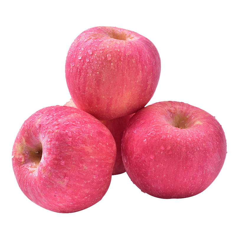 果迎鲜苹果水果 净果4.5斤装 红富士苹果 水果新鲜 陕西红富士 12个左右