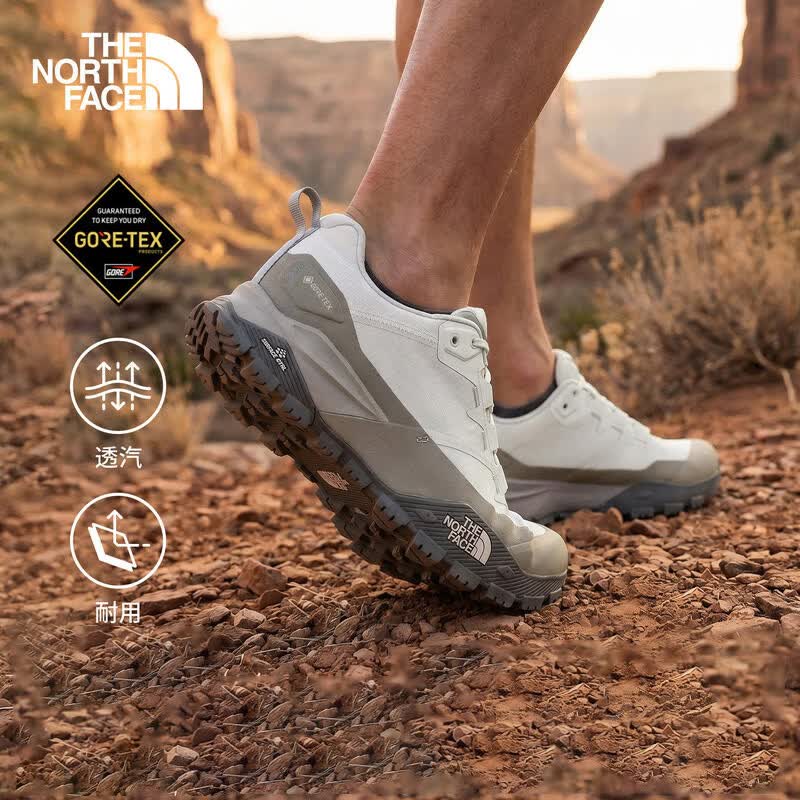 北面（The North Face）徒步鞋男款Offtrail Hike GTX防水登山鞋户外26春夏新款|8AEG L6Q/银尘/岩砾灰 39 /7
