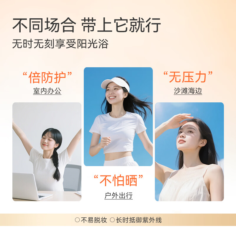 雅丽洁【经典国货】美白防晒乳面部清爽轻薄日常户外防晒霜高倍学生 【轻巧装】美白防晒40ml*2-升级2.0