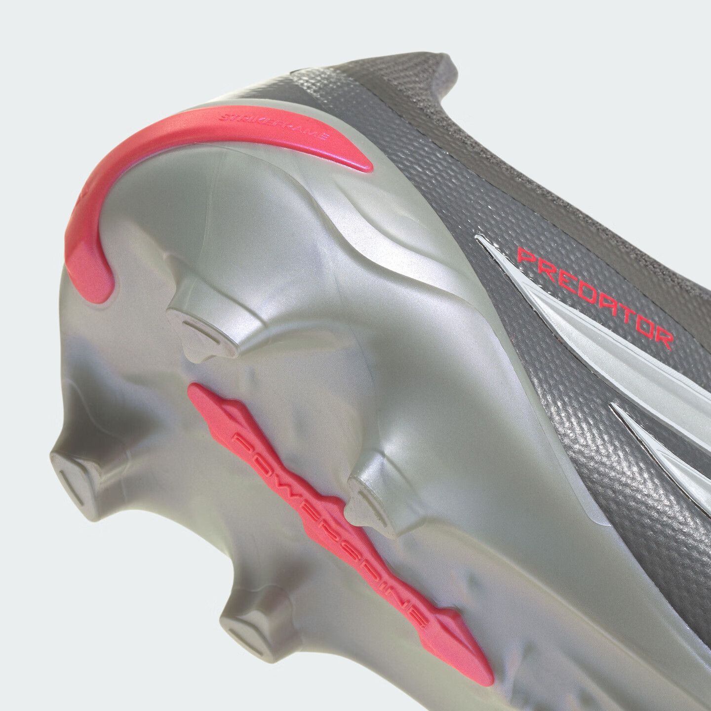 adidas PREDATOR LEAGUE FT FG天然硬草地长钉足球鞋男女阿迪达斯 亮金属铁灰/白金属/亮红 43