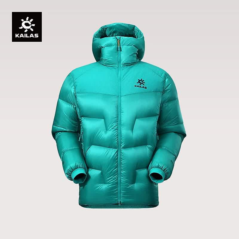 KAILAS凯乐石6000GT LT雪山羽绒服男女1000蓬超轻鹅绒保暖登山服 勒多曼因蓝490 M