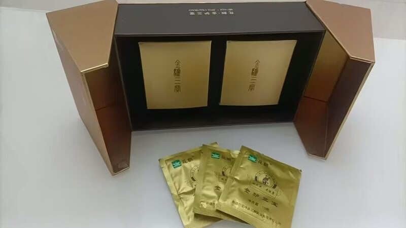 花麒新疆金驴三宝金色加强款热卖中老男人三宝调理身体滋补奶粉 一盒10包买一盒送一包 10g*11包