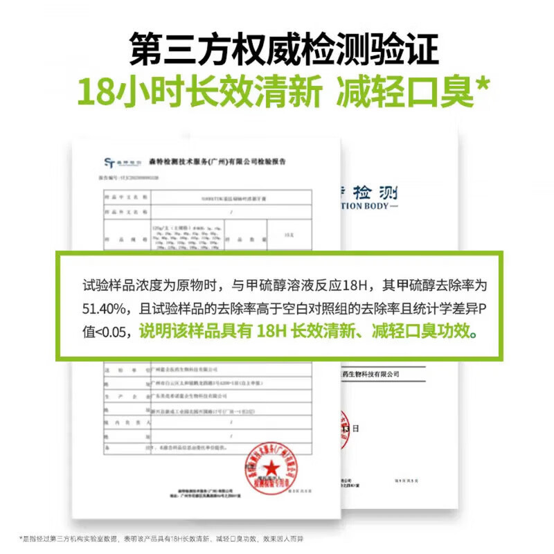 索法碌柚叶牙膏清新口气牙膏去黄渍茶渍烟渍美白净齿减少异味口臭 1支【体验装】多支更实惠 【官方直售】