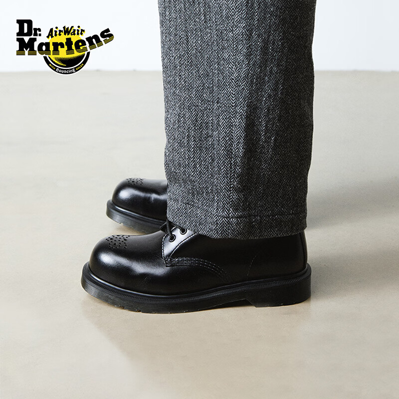 马丁博士（Dr.Martens）1460 Pascal ST Brogue女款春季钢头马丁靴 黑色 37